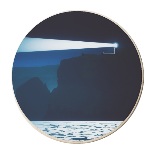 Cape Wrath - personalised beer coaster by Richard O'Neill