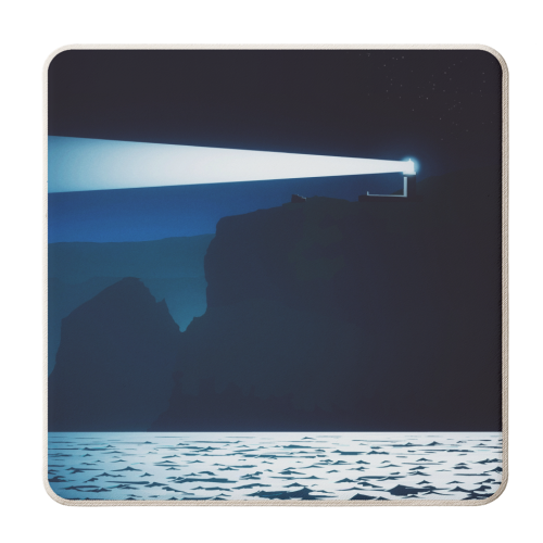 Cape Wrath - personalised beer coaster by Richard O'Neill