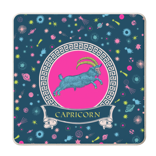 Capricorn - personalised beer coaster by Wallace Elizabeth