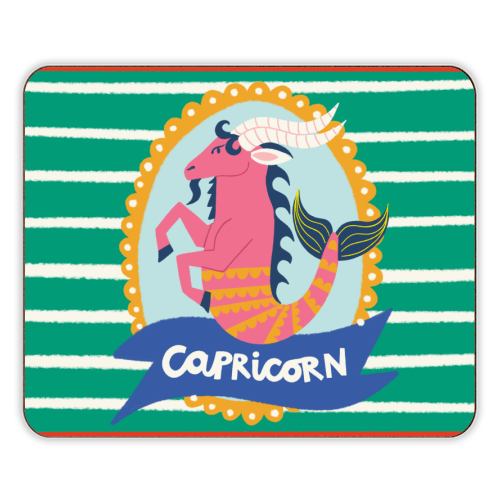 Capricorn Star Sign Design - designer placemat by AbiGoLucky