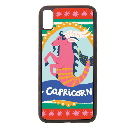 Capricorn Star Sign Design - stylish phone case by AbiGoLucky