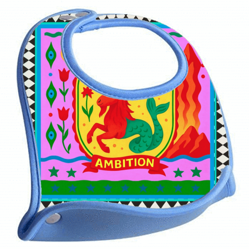 CAPRICORN STAR SIGN - feeding bib by Wallace Elizabeth