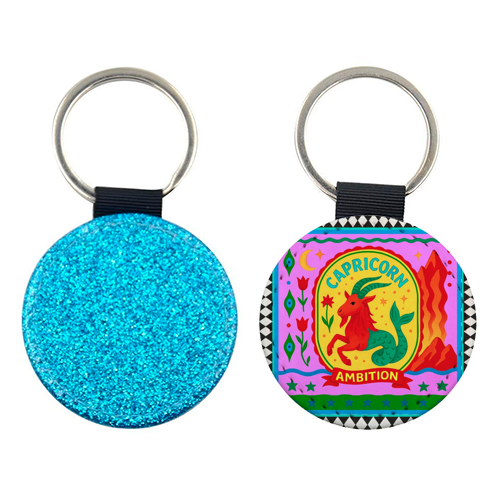CAPRICORN STAR SIGN - keyring by Wallace Elizabeth