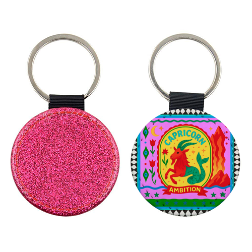 CAPRICORN STAR SIGN - keyring by Wallace Elizabeth