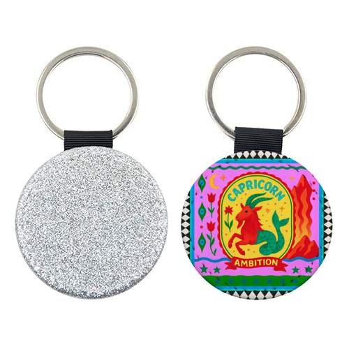CAPRICORN STAR SIGN - keyring by Wallace Elizabeth