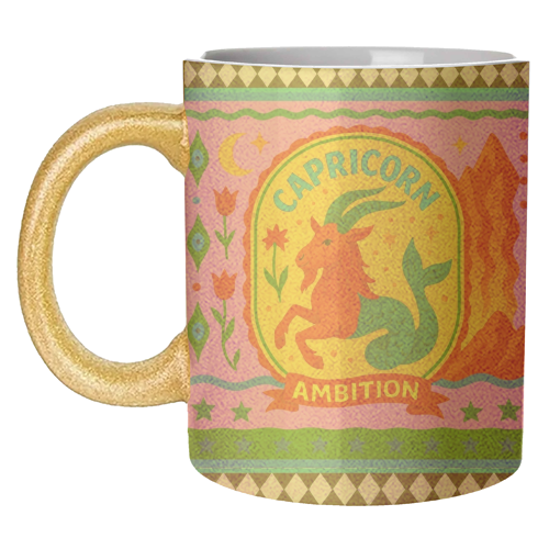 CAPRICORN STAR SIGN - unique mug by Wallace Elizabeth