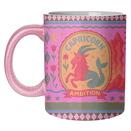 CAPRICORN STAR SIGN - unique mug by Wallace Elizabeth