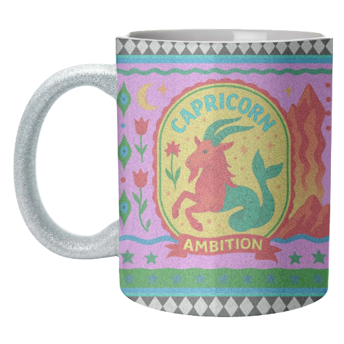 CAPRICORN STAR SIGN - unique mug by Wallace Elizabeth