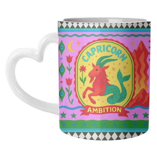 CAPRICORN STAR SIGN - unique mug by Wallace Elizabeth