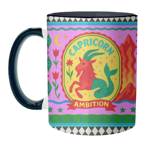 CAPRICORN STAR SIGN - unique mug by Wallace Elizabeth