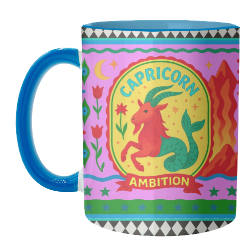 CAPRICORN STAR SIGN - unique mug by Wallace Elizabeth