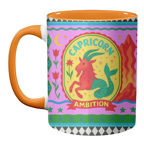 CAPRICORN STAR SIGN - unique mug by Wallace Elizabeth