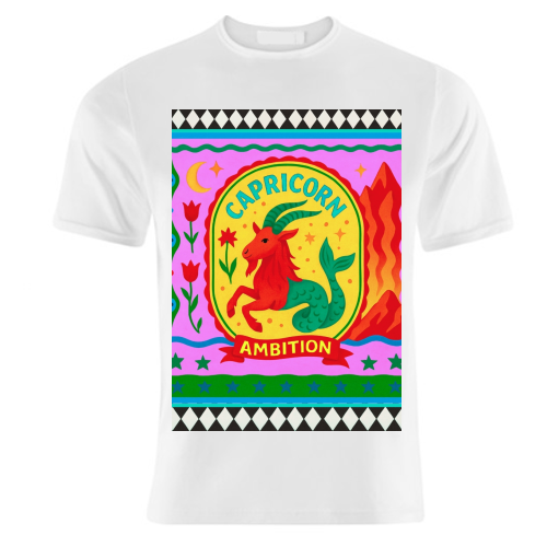 CAPRICORN STAR SIGN - unique t shirt by Wallace Elizabeth
