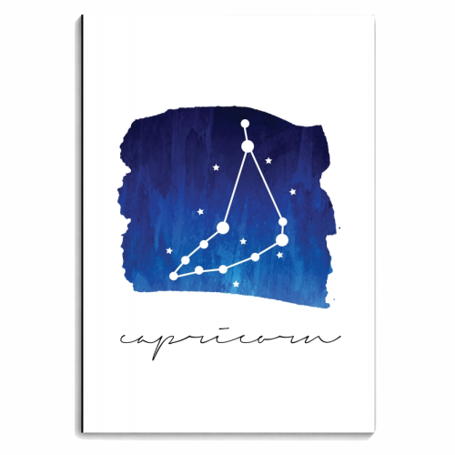 Capricorn Zodiac Constellation - personalised A4, A5, A6 notebook by Toni Scott