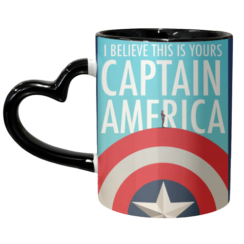 Captain America Civil War - unique mug by Danny Welch