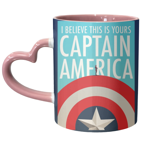 Captain America Civil War - unique mug by Danny Welch