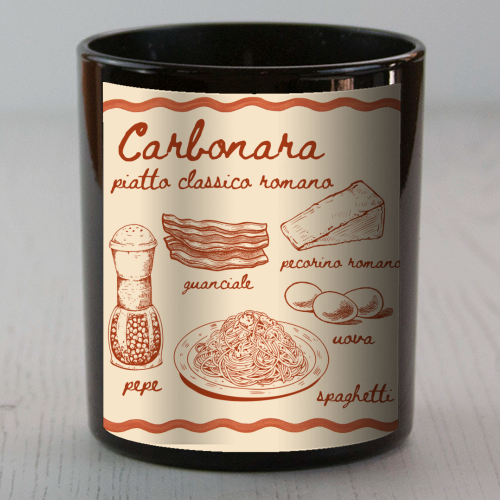 Carbonara - scented candle by Ms Doodle