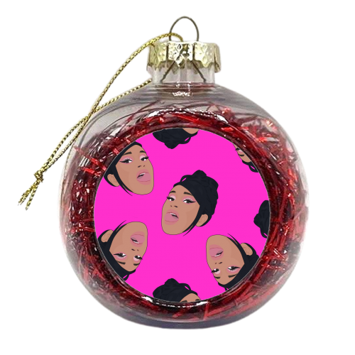 Cardi B - xmas bauble by Pink and Pip