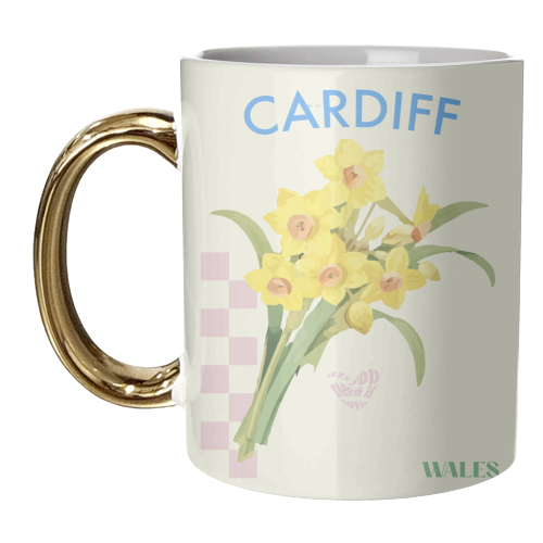 Cardiff Daffodil's - unique mug by Move Studio