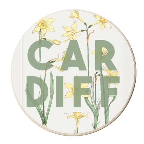 Cardiff - personalised beer coaster by The 13 Prints