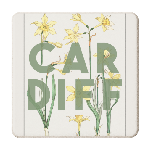 Cardiff - personalised beer coaster by The 13 Prints