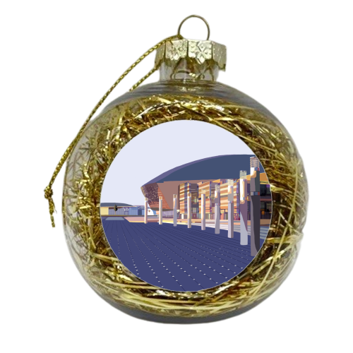 Cardiff - xmas bauble by Richard O'Neill