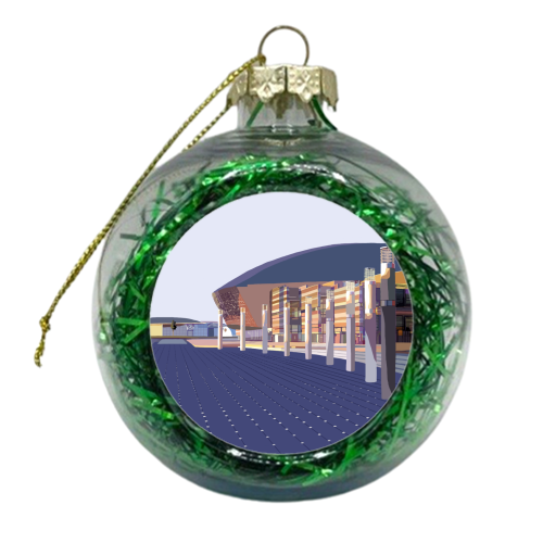 Cardiff - xmas bauble by Richard O'Neill