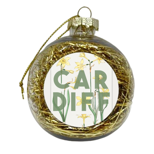 Cardiff - xmas bauble by The 13 Prints