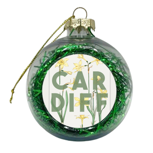 Cardiff - xmas bauble by The 13 Prints