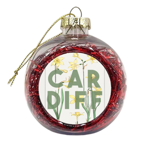 Cardiff - xmas bauble by The 13 Prints