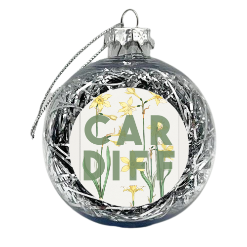 Cardiff - xmas bauble by The 13 Prints