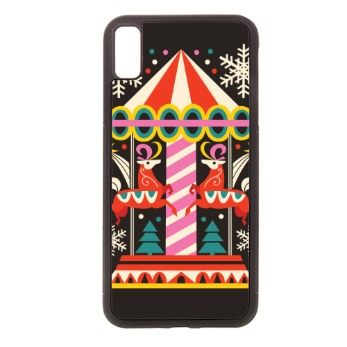 Carousel Christmas Geometric Design - stylish phone case by AbiGoLucky