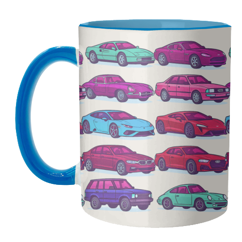 CARS, CARS, CARS - unique mug by Ms Doodle