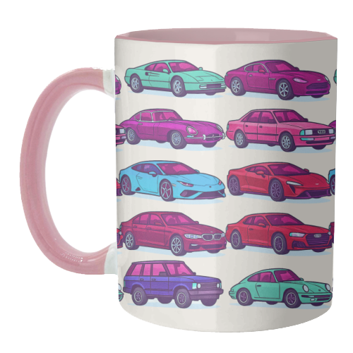 CARS, CARS, CARS - unique mug by Ms Doodle
