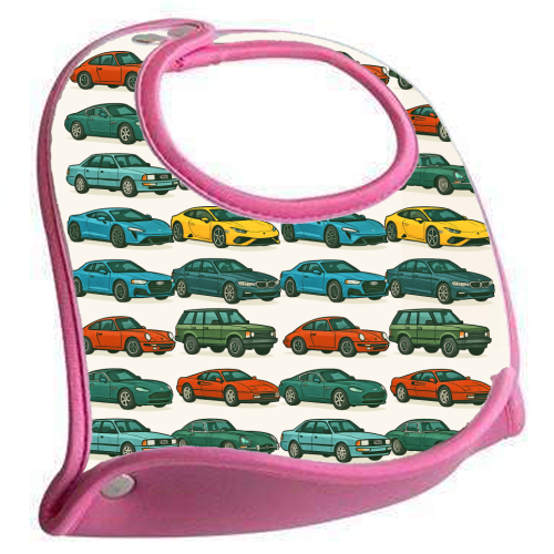 Cars - feeding bib by Ms Doodle