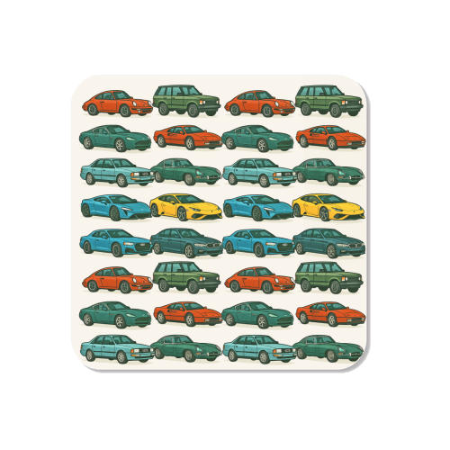 Cars - Magnet by Ms Doodle