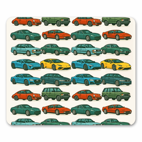 Cars - mouse mat by Ms Doodle