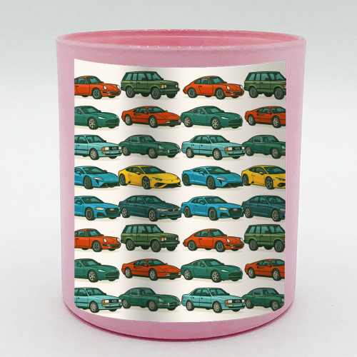 Cars - scented candle by Ms Doodle