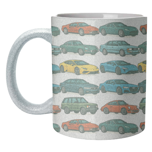 Cars - unique mug by Ms Doodle