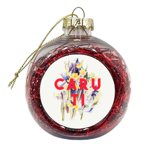Caru Ti - xmas bauble by The 13 Prints