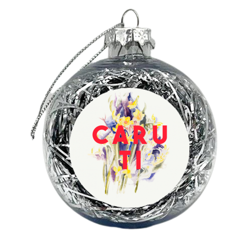 Caru Ti - xmas bauble by The 13 Prints