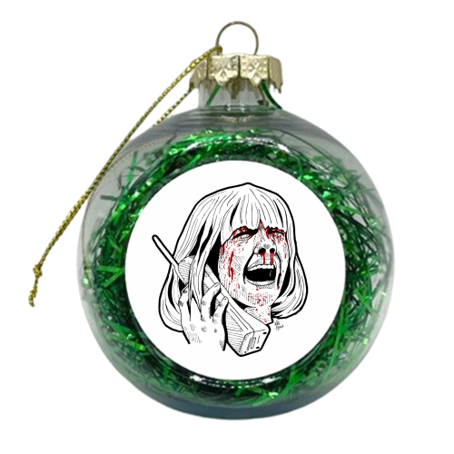 CASEY - xmas bauble by Mike Hazard