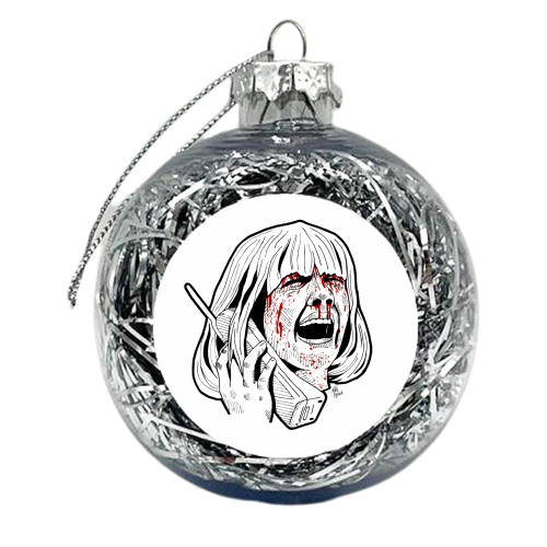CASEY - xmas bauble by Mike Hazard
