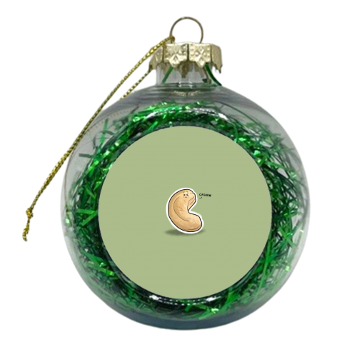 Cashew - xmas bauble by Carl Batterbee