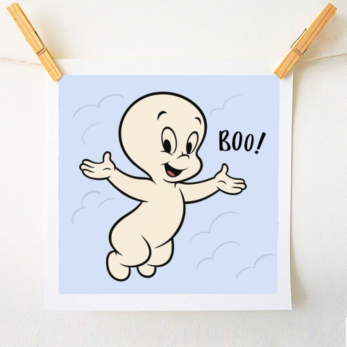 Casper - A1 - A4 art print by Ms Doodle