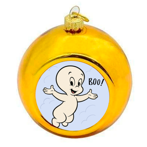 Casper - colourful christmas bauble by Ms Doodle