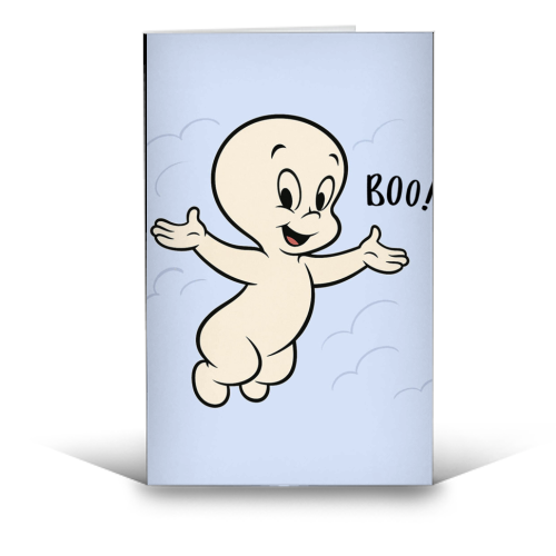 Casper - funny greeting card by Ms Doodle