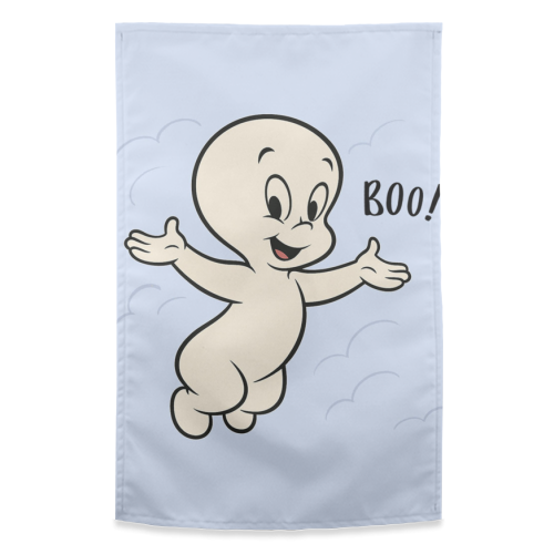 Casper - funny tea towel by Ms Doodle