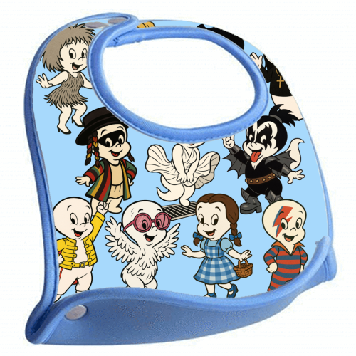 Casper Icons! - feeding bib by Ms Doodle