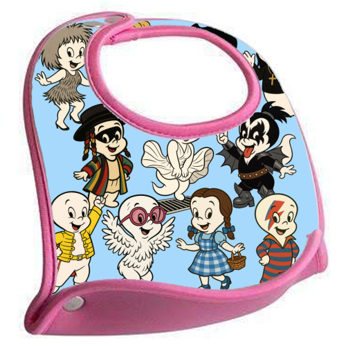 Casper Icons! - feeding bib by Ms Doodle